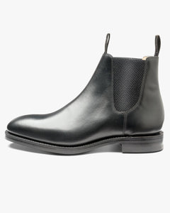 Loake 1880 Classic Chatsworth Chelsea Boot - Black / Dainite Sole