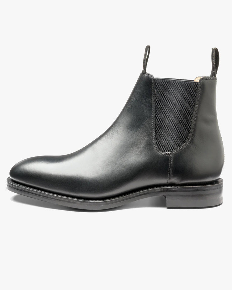 Loake 1880 Classic Chatsworth Chelsea Boot - Black / Dainite Sole | Loake Shoemakers Boots | JEANSTORE