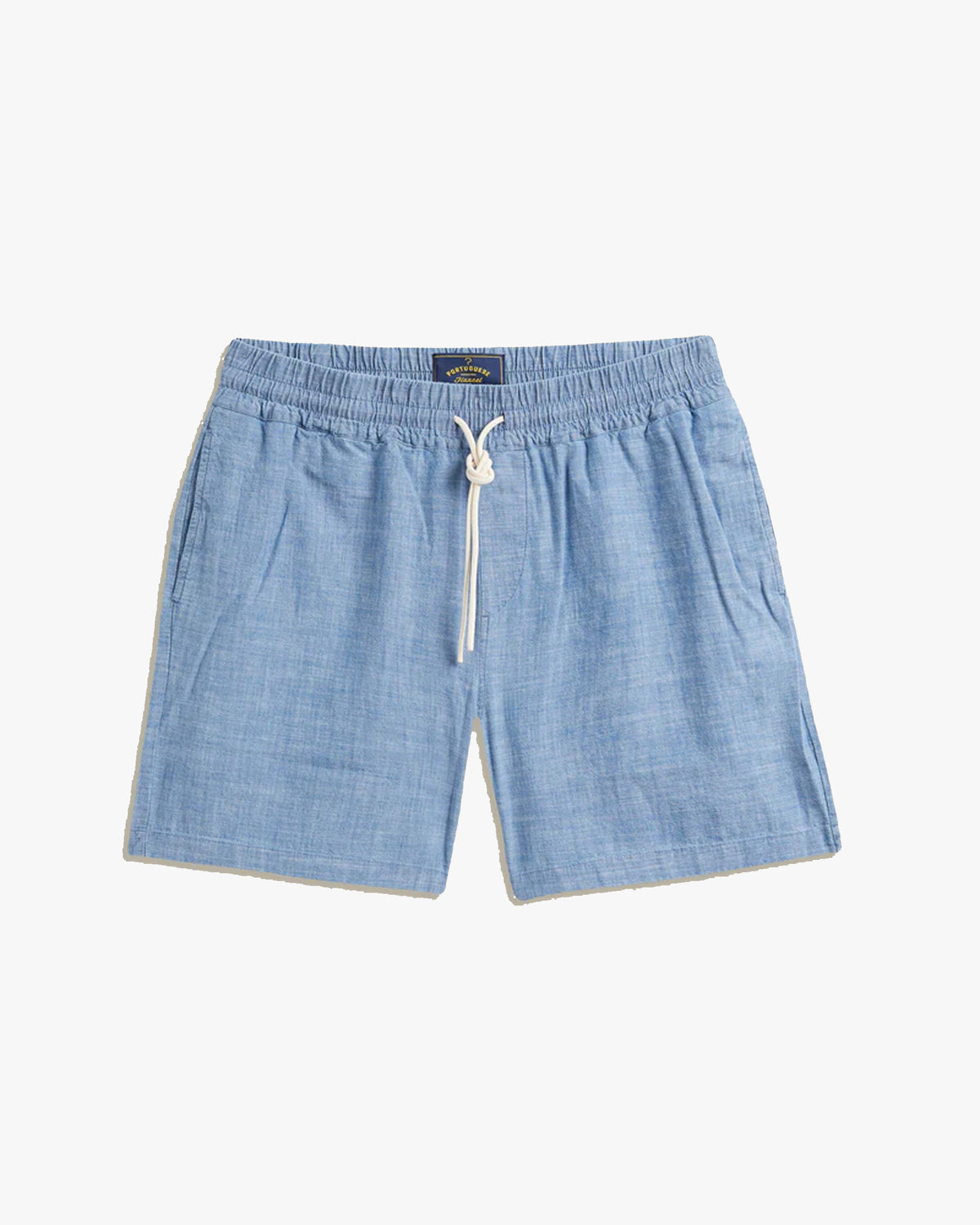 Portuguese Flannel Chambray Shorts - Blue Chambray