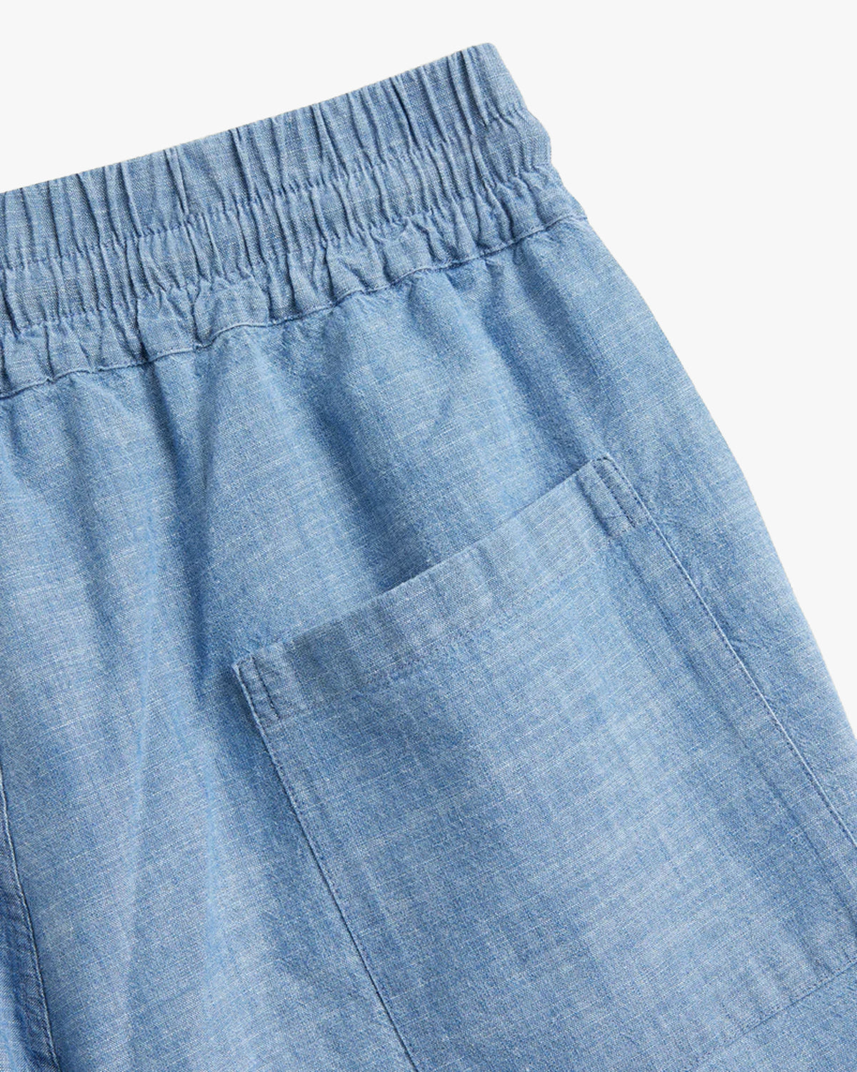 Portuguese Flannel Chambray Shorts - Blue Chambray
