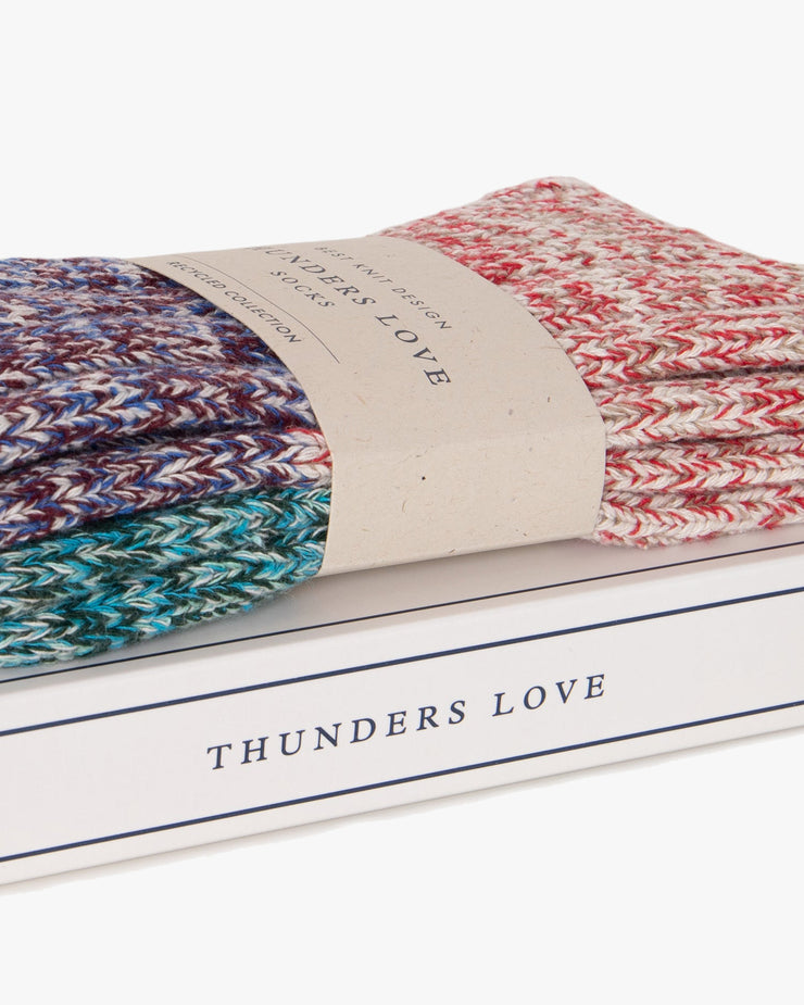 Thunders Love Charlie Collection Socks - Purple / Blue