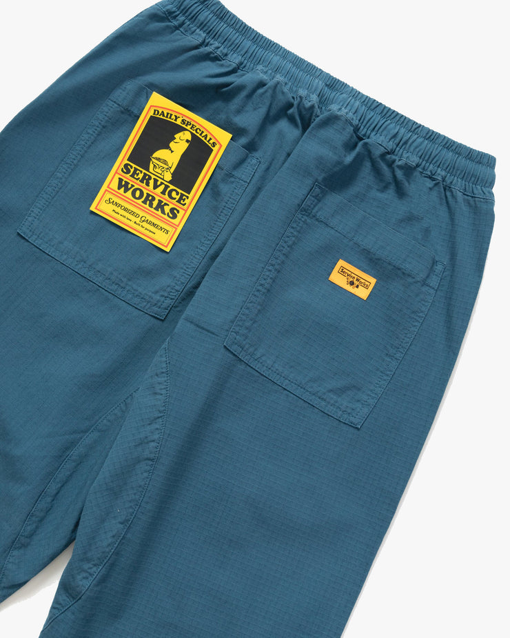 Service Works Ripstop Chef Pant - Ocean