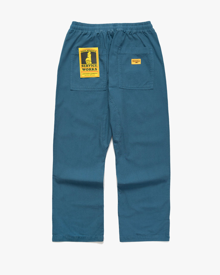 Service Works Ripstop Chef Pant - Ocean