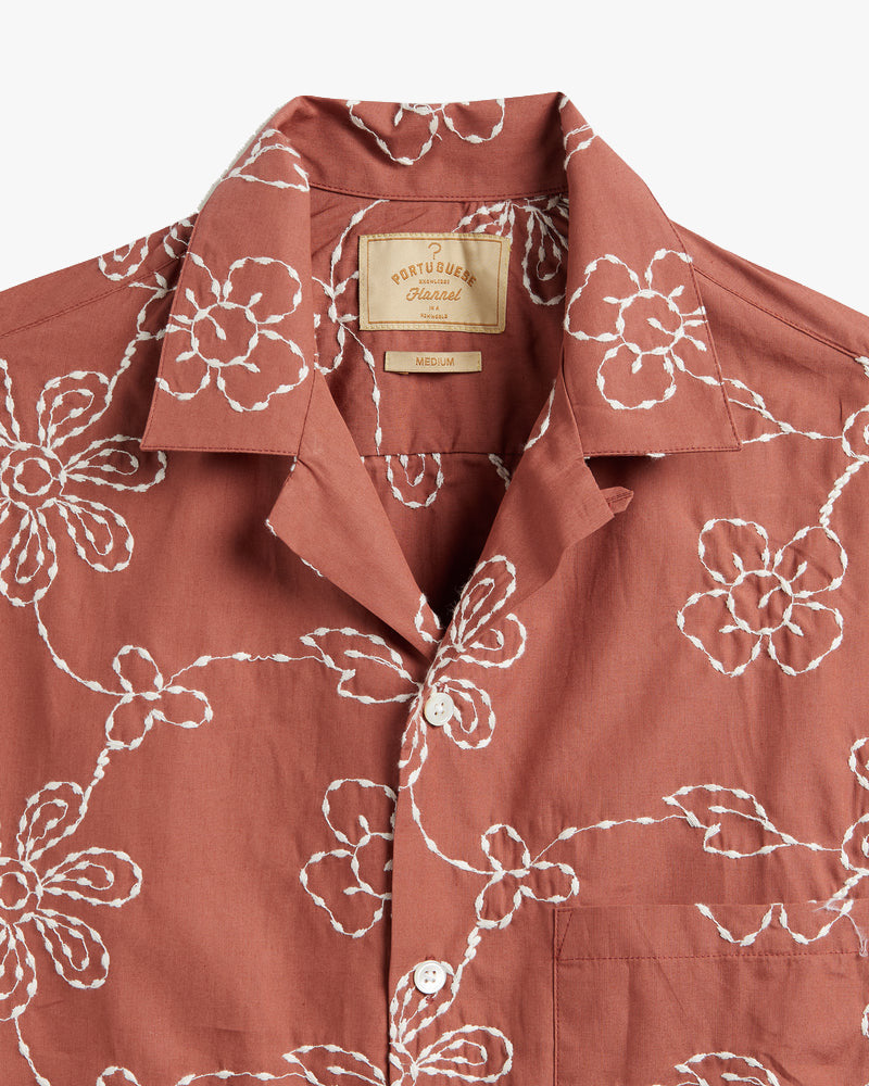 Portuguese Flannel Compota Camp Shirt - Red