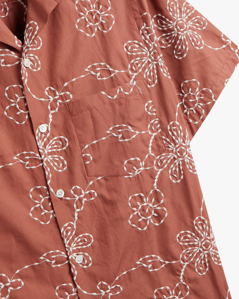 Portuguese Flannel Compota Camp Shirt - Red