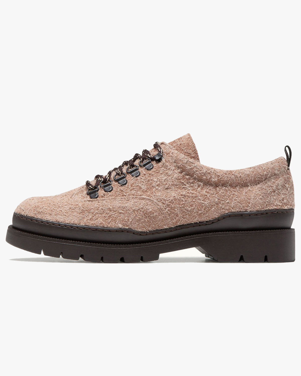 Kleman Courrier 2 'Fur' Hairy Suede Derby Shoe - Argile Poudré