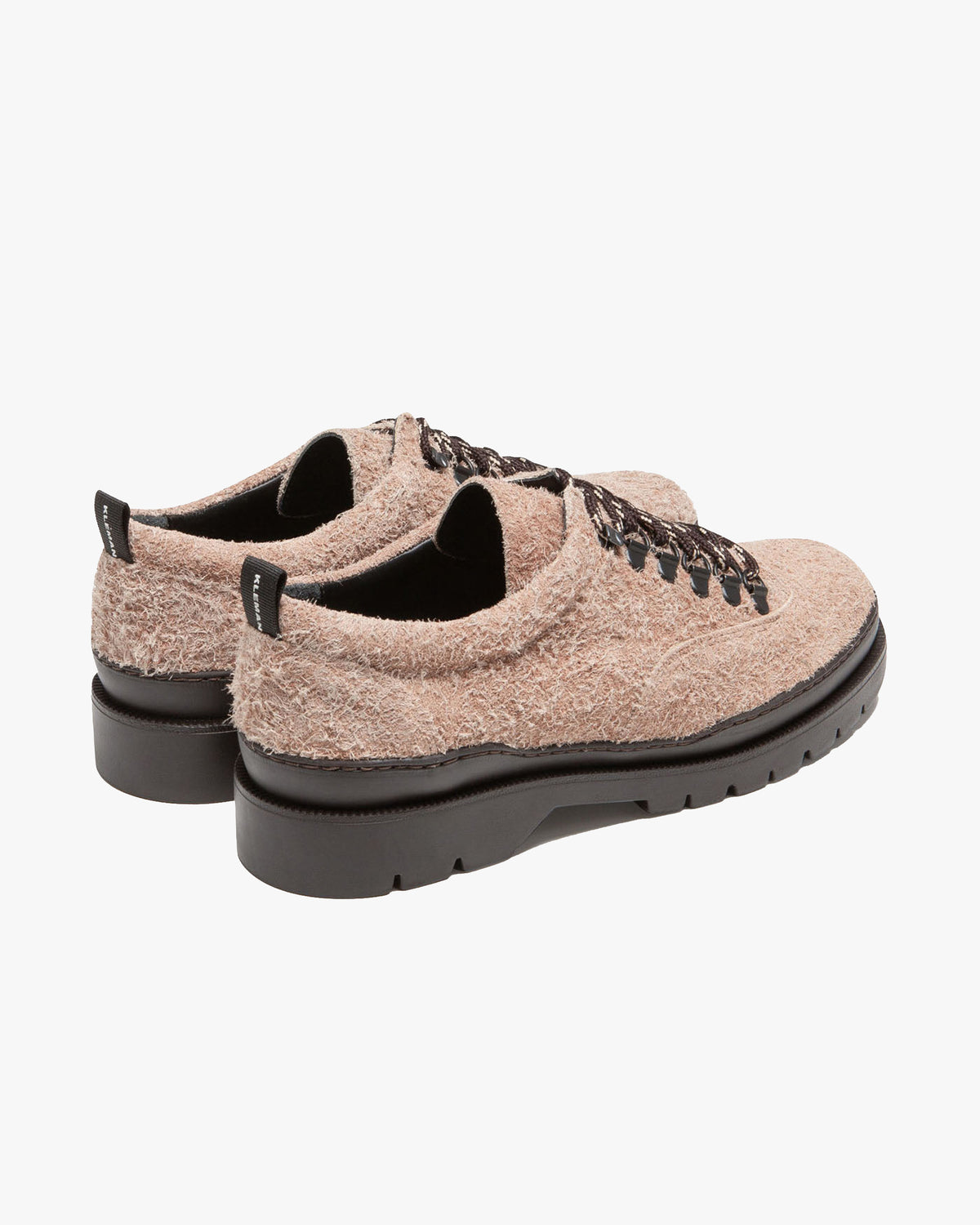 Kleman Courrier 2 'Fur' Hairy Suede Derby Shoe - Argile Poudré