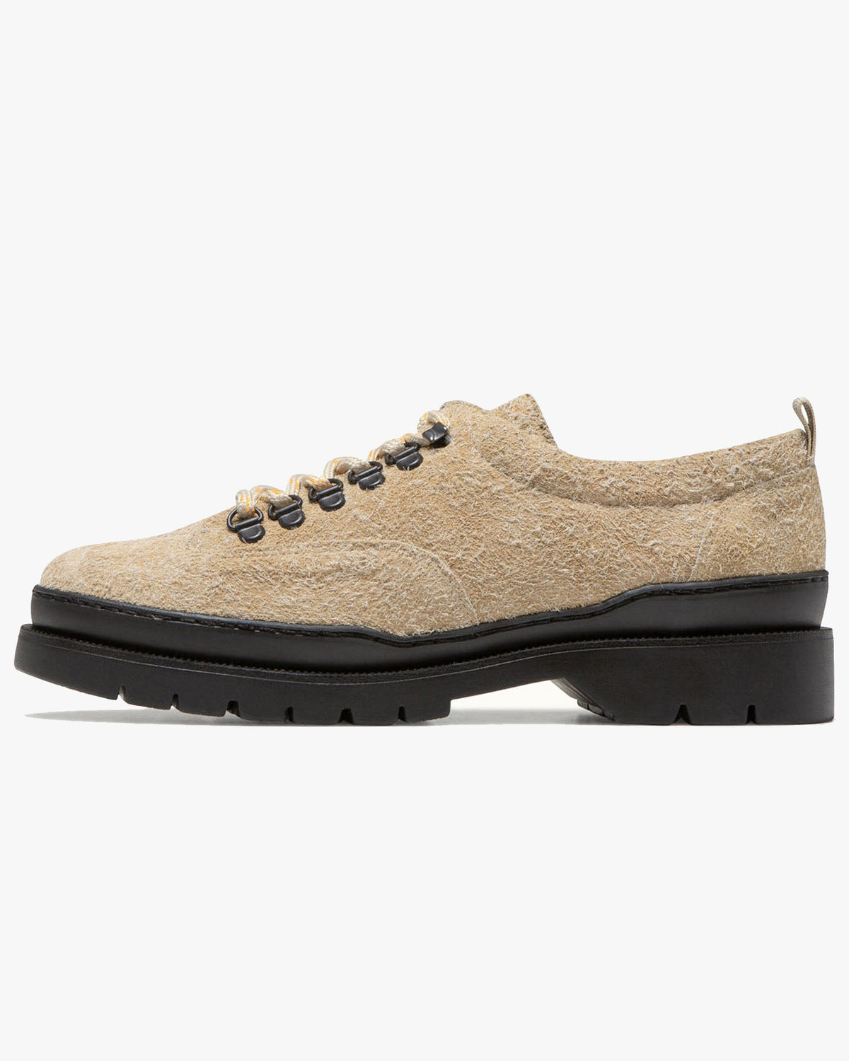 Kleman Courrier 2 'Fur' Hairy Suede Derby Shoe - Sable Poudré
