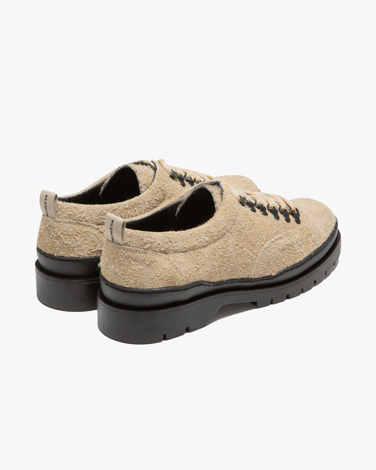 Kleman Courrier 2 'Fur' Hairy Suede Derby Shoe - Sable Poudré