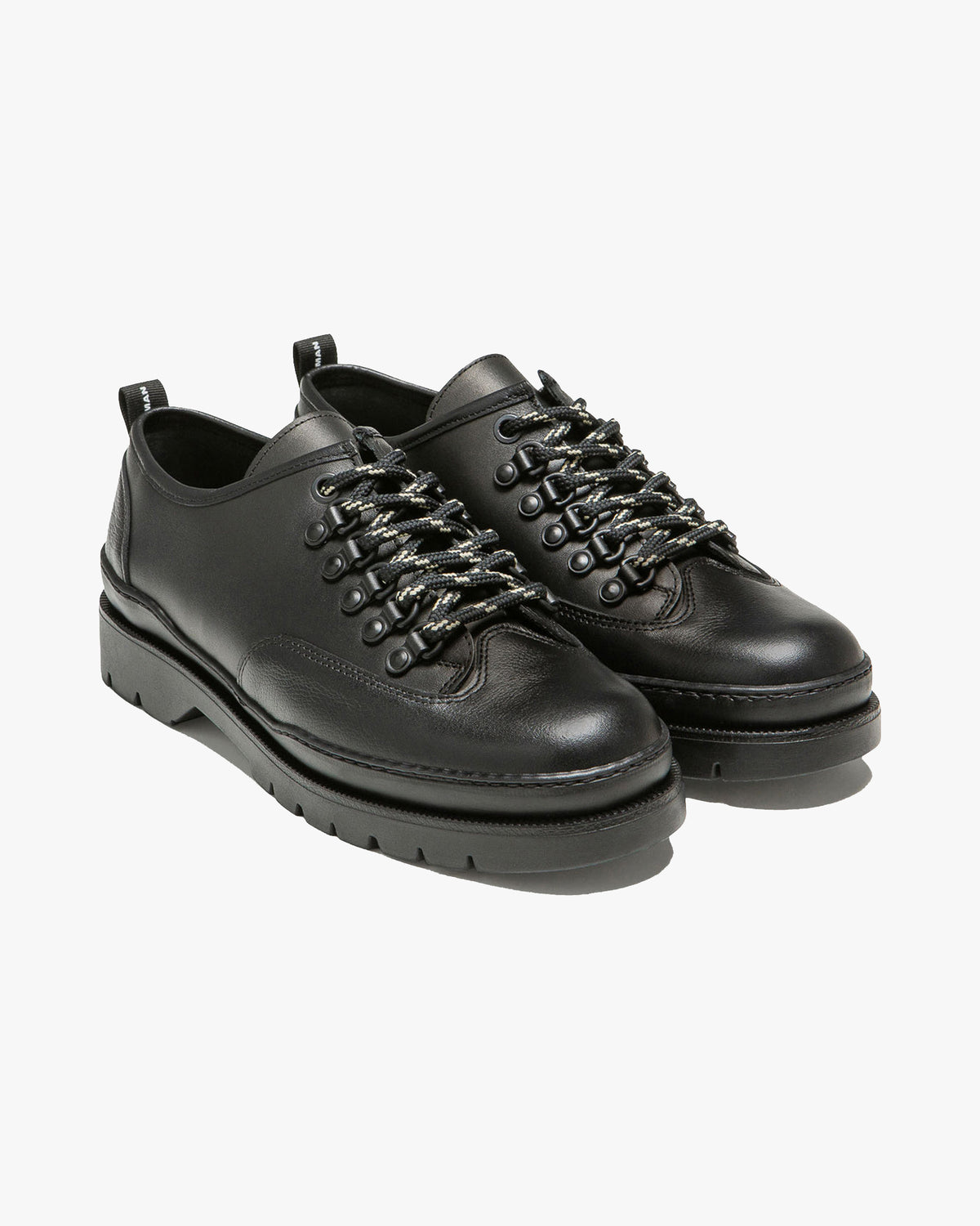 Kleman Courrier CG Leather Derby Shoe - Noir