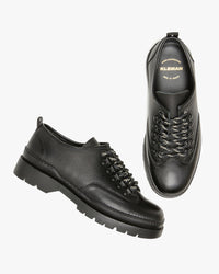 Kleman Courrier CG Leather Derby Shoe - Noir