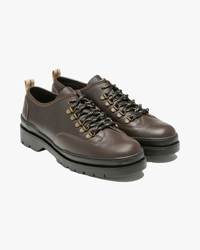 Kleman Courrier CG Leather Derby Shoe - Marron