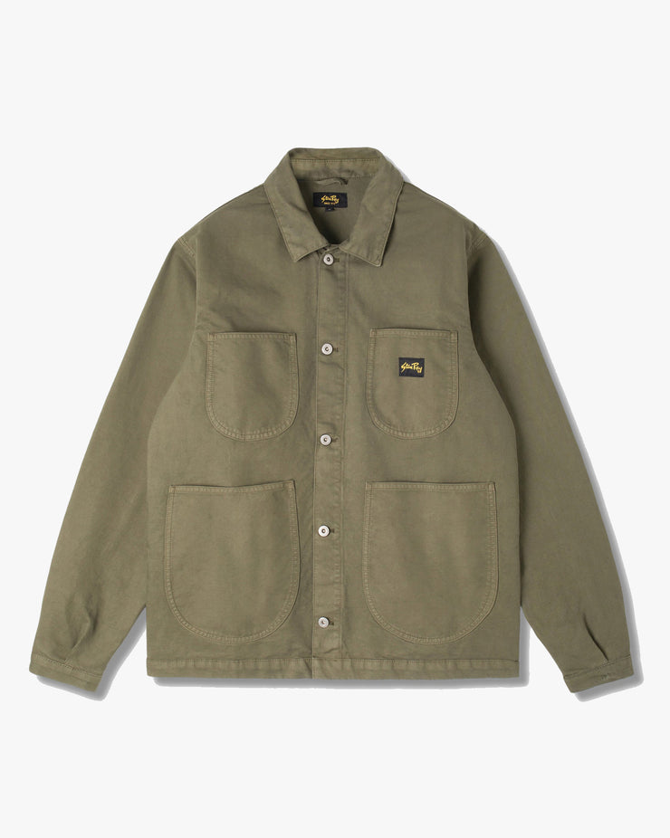 Stan Ray Unlined Coverall Jacket - Olive Twill