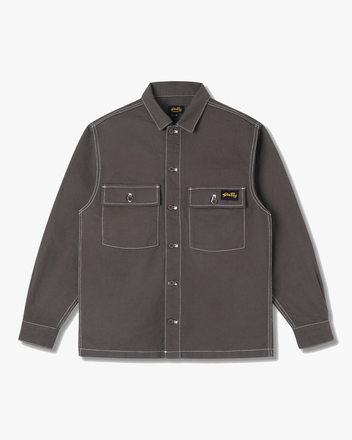 Stan Ray CPO Shirt - Charcoal Bedford Cord | Stan Ray Shirts | JEANSTORE