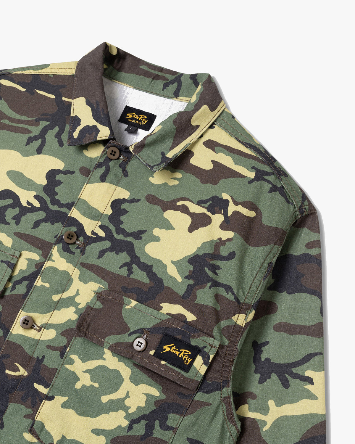 Stan Ray CPO Shirt - Woodland DPM Ripstop