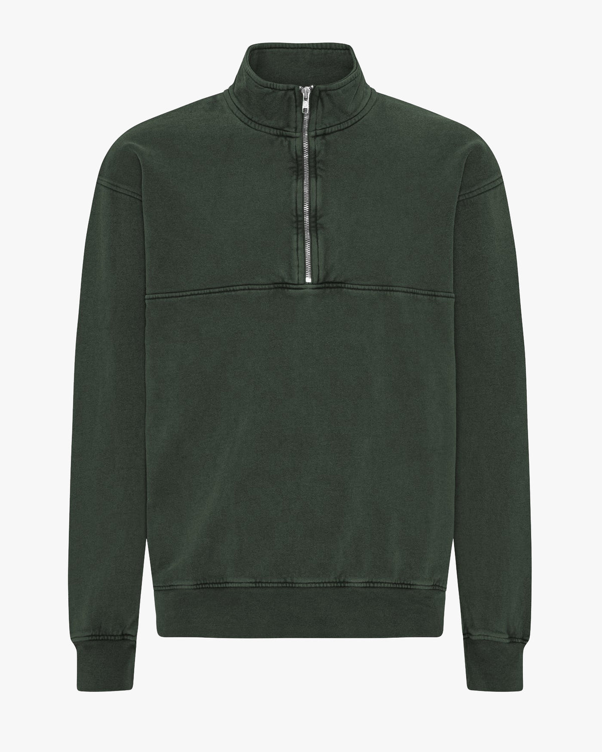 Colorful Standard Organic Quarter Zip Sweater - Midnight Forest