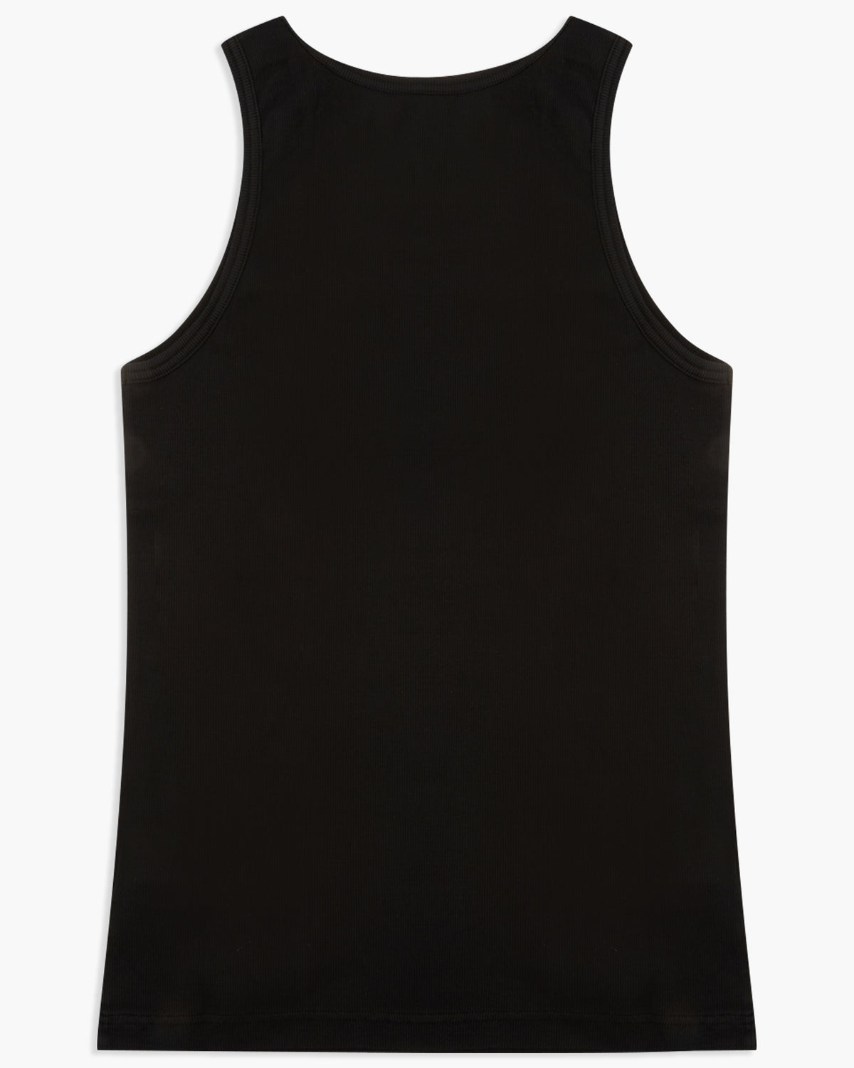Colorful Standard Organic Rib Tank Top - Deep Black | Colorful Standard T Shirts | JEANSTORE