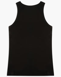 Colorful Standard Organic Rib Tank Top - Deep Black | Colorful Standard T Shirts | JEANSTORE