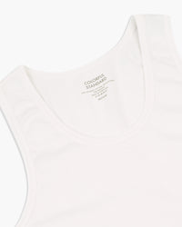 Colorful Standard Organic Rib Tank Top - Optical White | Colorful Standard T Shirts | JEANSTORE