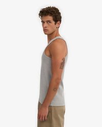 Colorful Standard Organic Rib Tank Top - Heather Grey | Colorful Standard T Shirts | JEANSTORE
