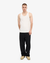 Colorful Standard Organic Rib Tank Top - Optical White | Colorful Standard T Shirts | JEANSTORE