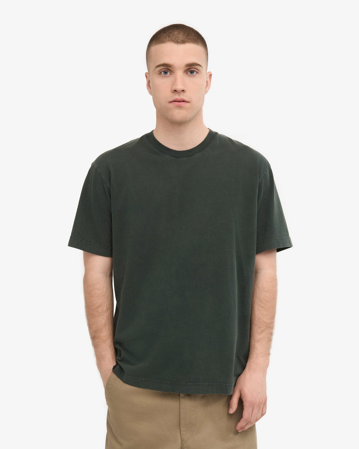 Colorful Standard Oversized Organic Tee - Midnight Forest | Colorful Standard T Shirts | Jeanstore