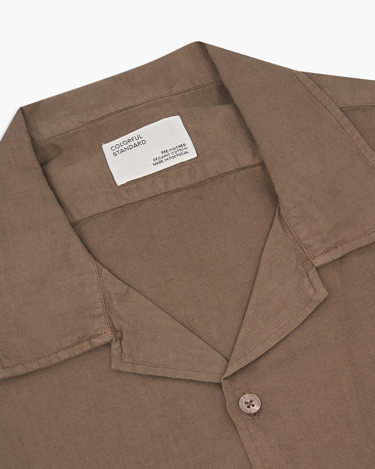 Colorful Standard Linen Shirt - Cedar Brown | Colorful Standard Shirts | JEANSTORE