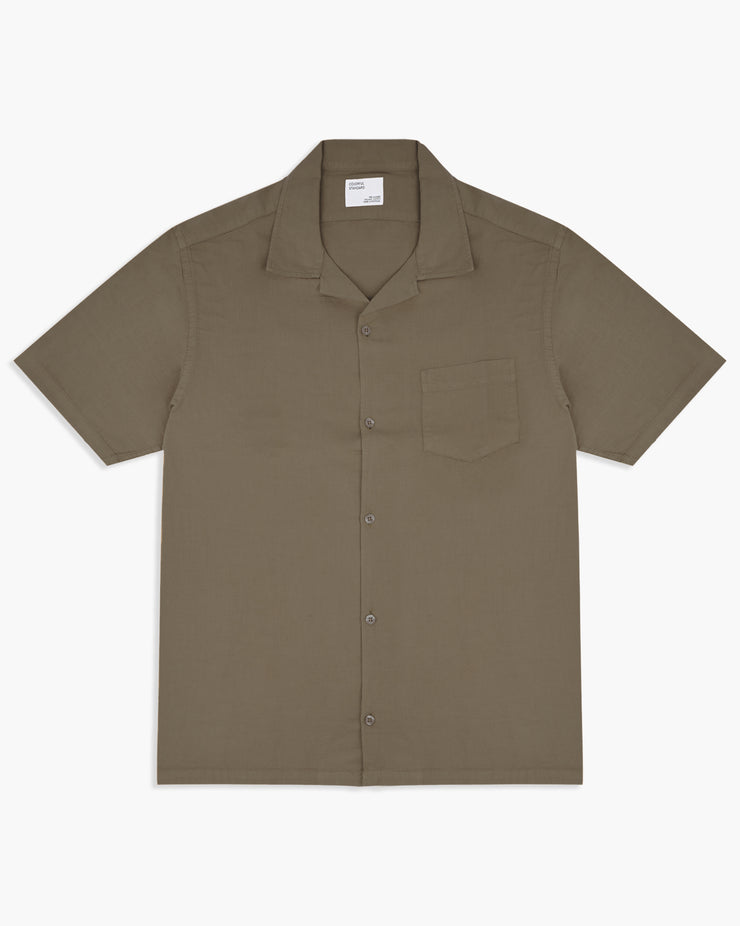 Colorful Standard Linen Shirt - Dusty Olive