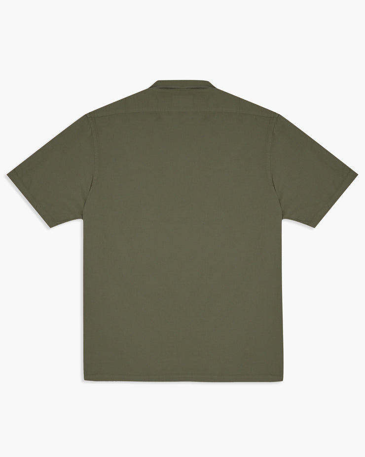 Colorful Standard Linen Shirt - Hunter Green