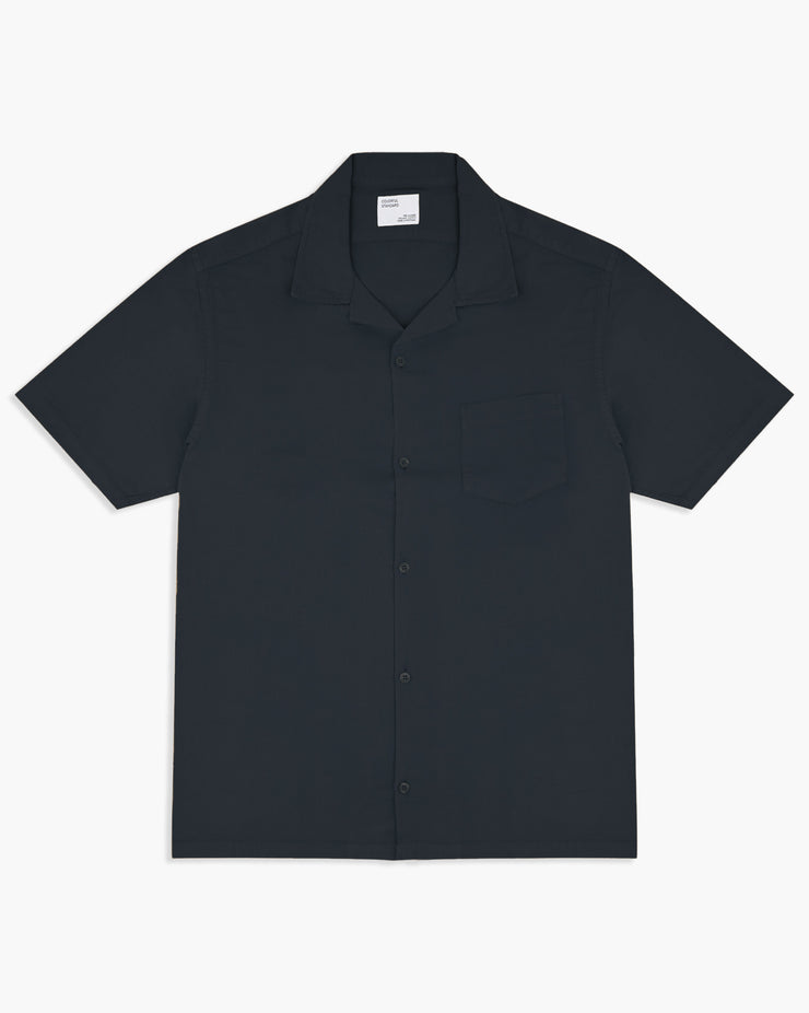 Colorful Standard Linen Shirt - Navy Blue