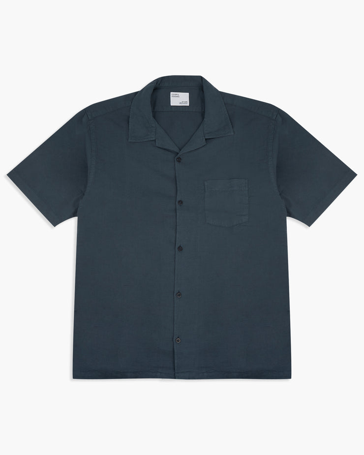 Colorful Standard Linen Shirt - Petrol Blue