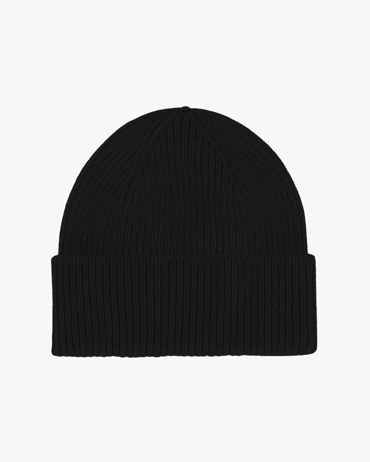 Colorful Standard Merino Wool Beanie - Deep Black