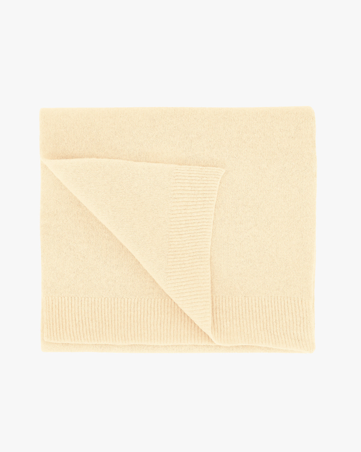 Colorful Standard Merino Wool Scarf - Soft Yellow
