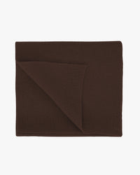 Colorful Standard Merino Wool Scarf - Coffee Brown
