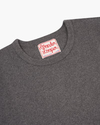 Wonder Looper 409gsm Double Heavyweight T Shirt - Charcoal | Wonder Looper T Shirts | JEANSTORE