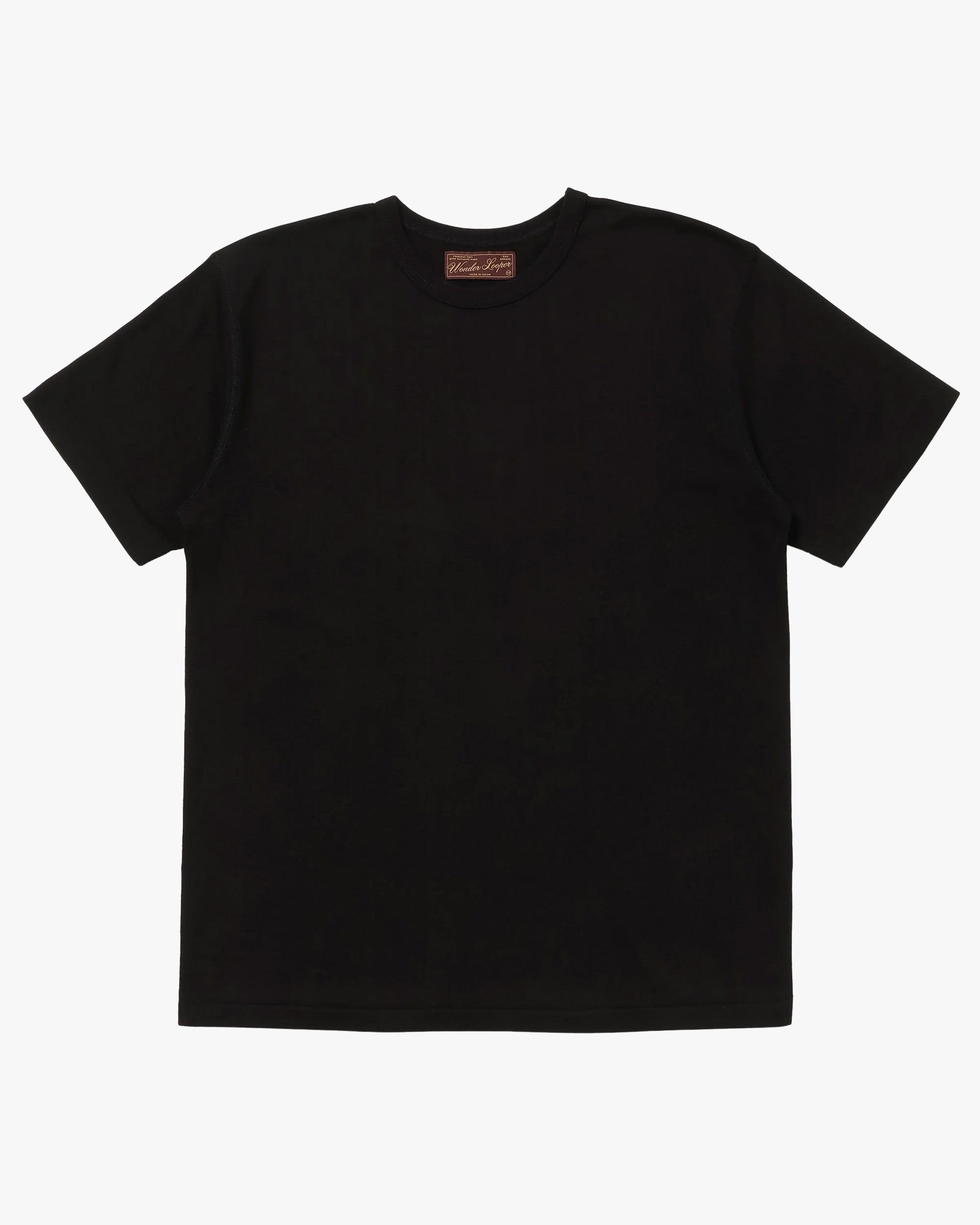Wonder Looper Ultimate Pima Tsuriami Tee - Black