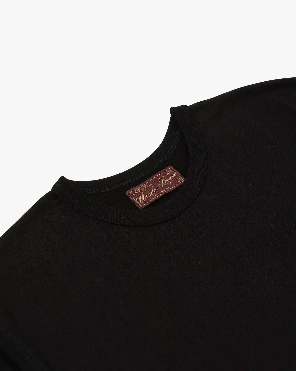 Wonder Looper Ultimate Pima Tsuriami Tee - Black | Wonder Looper T Shirts | JEANSTORE