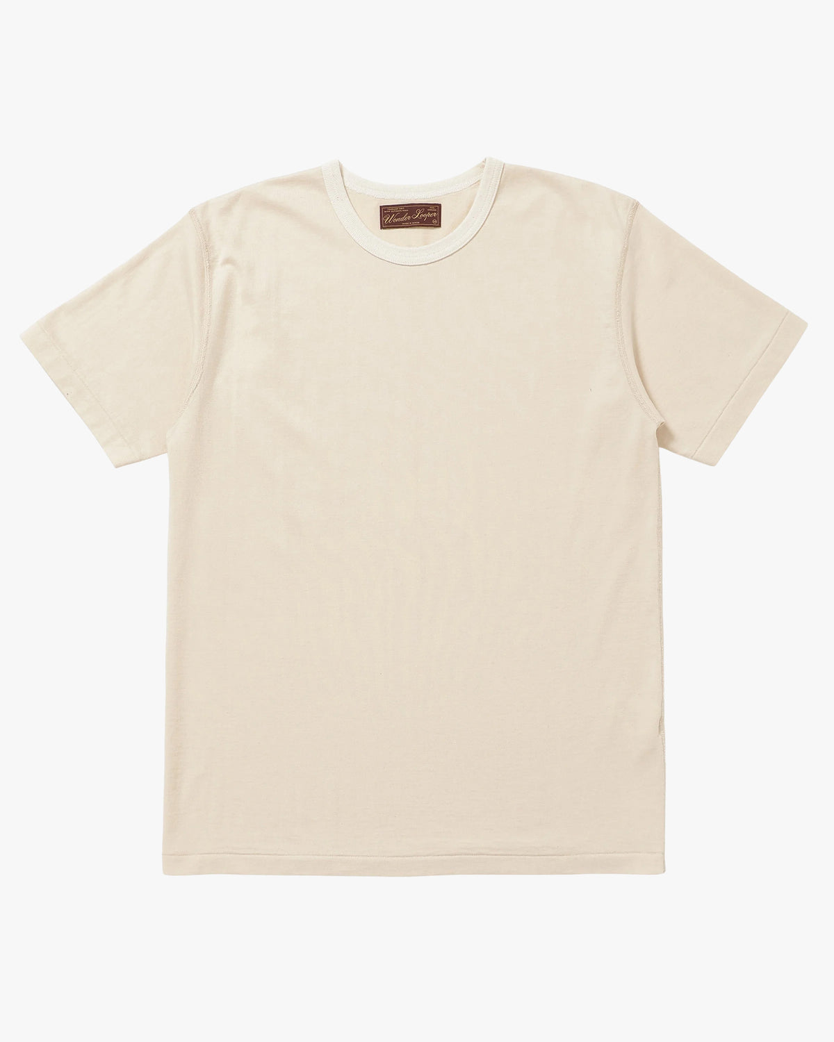 Wonder Looper Ultimate Pima Tsuriami Tee - Ecru | Wonder Looper T Shirts | JEANSTORE