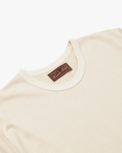 Wonder Looper Ultimate Pima Tsuriami Tee - Ecru
