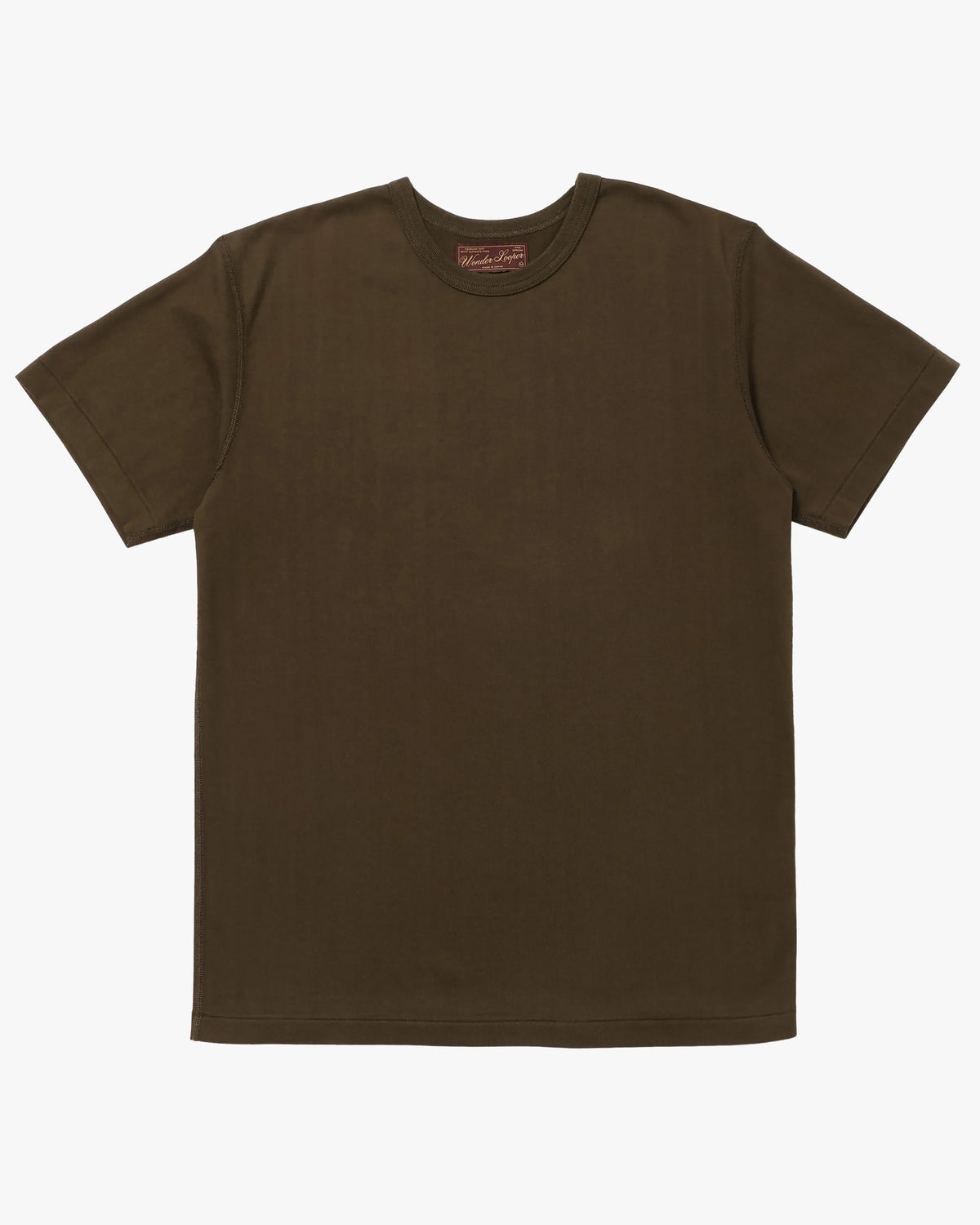Wonder Looper Ultimate Pima Tsuriami Tee - Khaki | Wonder Looper T Shirts | JEANSTORE