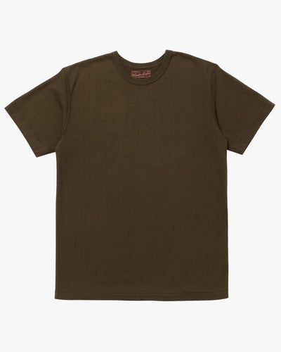 Wonder Looper Ultimate Pima Tsuriami Tee - Khaki | Wonder Looper T Shirts | JEANSTORE