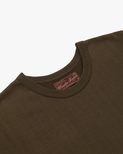 Wonder Looper Ultimate Pima Tsuriami Tee - Khaki | Wonder Looper T Shirts | JEANSTORE