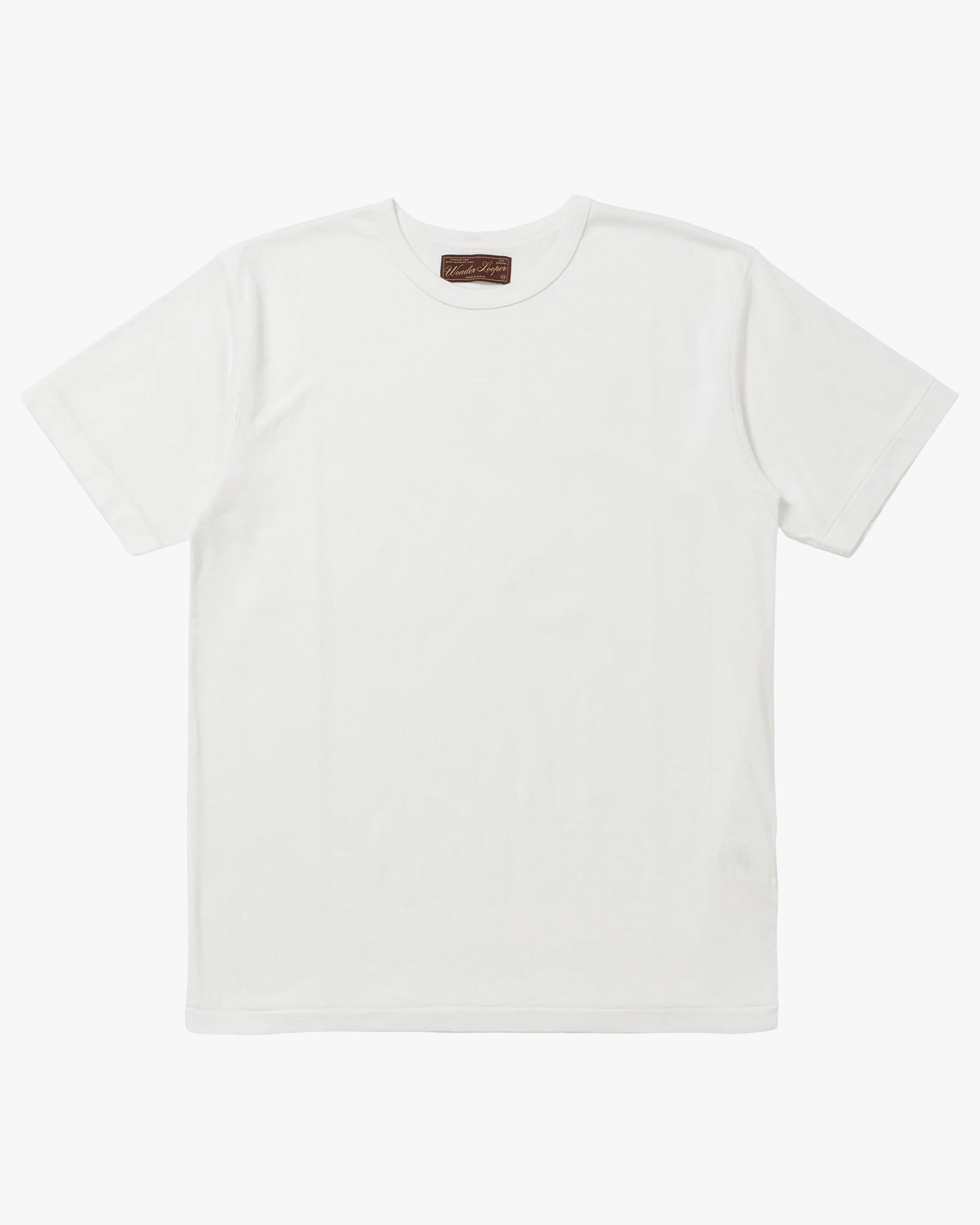 Wonder Looper Ultimate Pima Tsuriami Tee - White