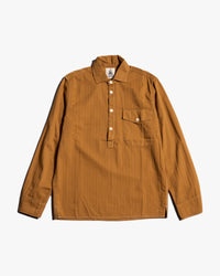 Captain Santors Military Herringbone Shirt - Mustard