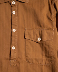 Captain Santors Military Herringbone Shirt - Mustard