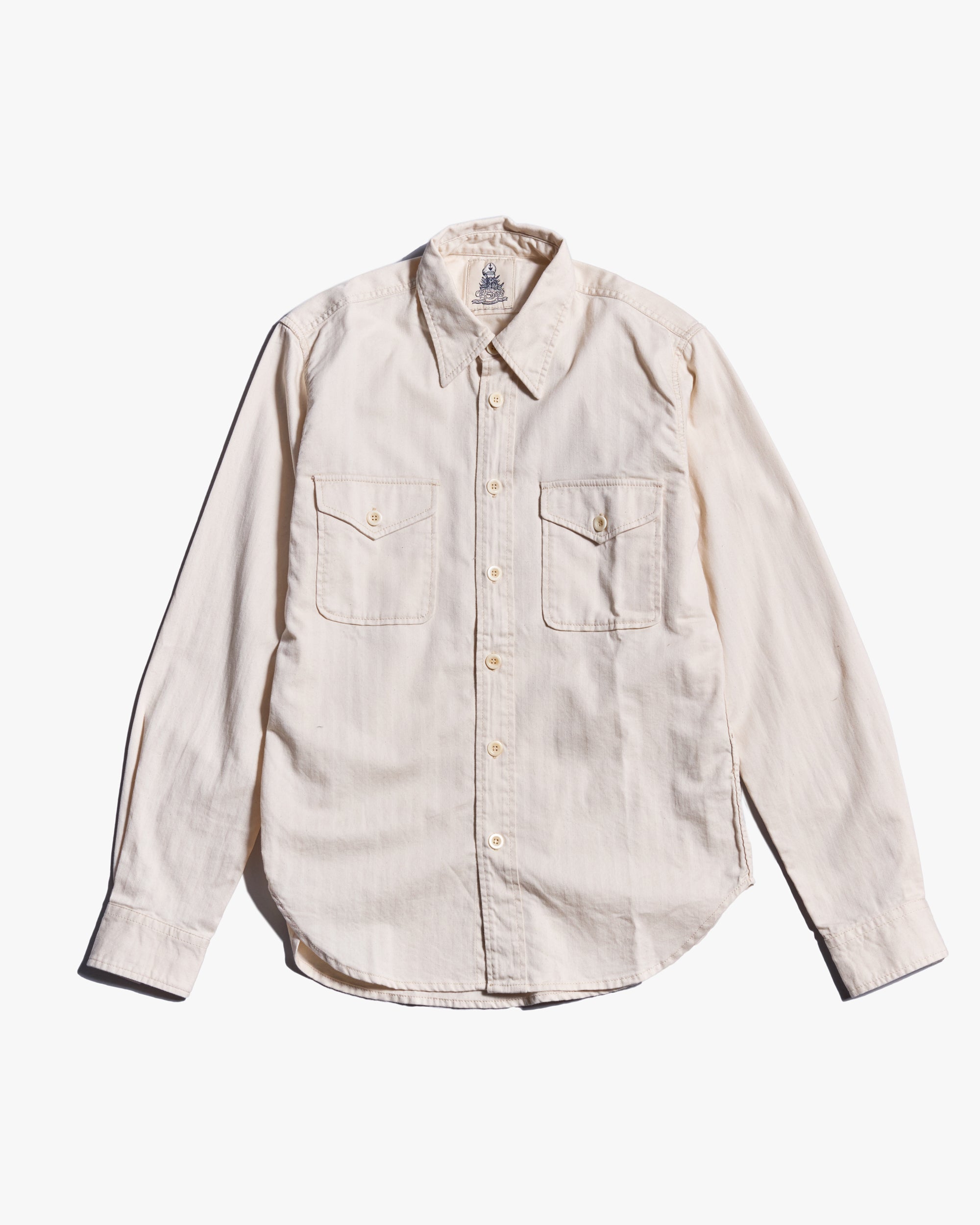 Captain Santors Cotton Shirt - White | Captain Santors Shirts | Jeanstore