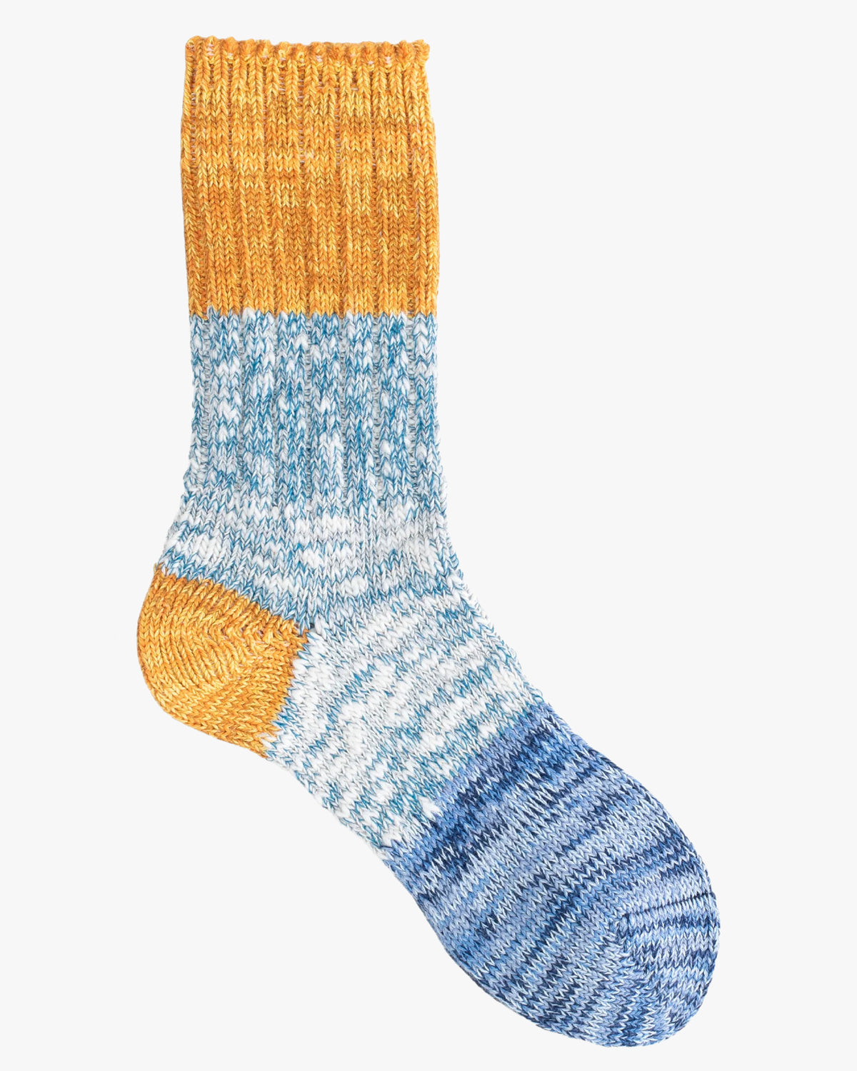Thunders Love Charlie Cotton Collection Socks - Blue / Mustard