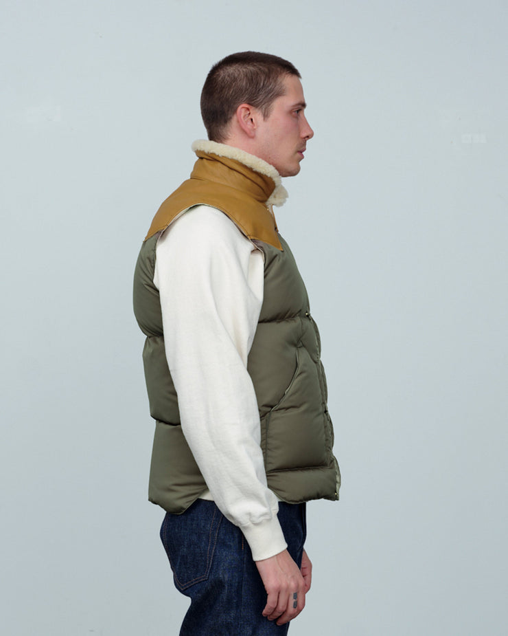 Rocky Mountain Featherbed Christy Down Vest - Olive
