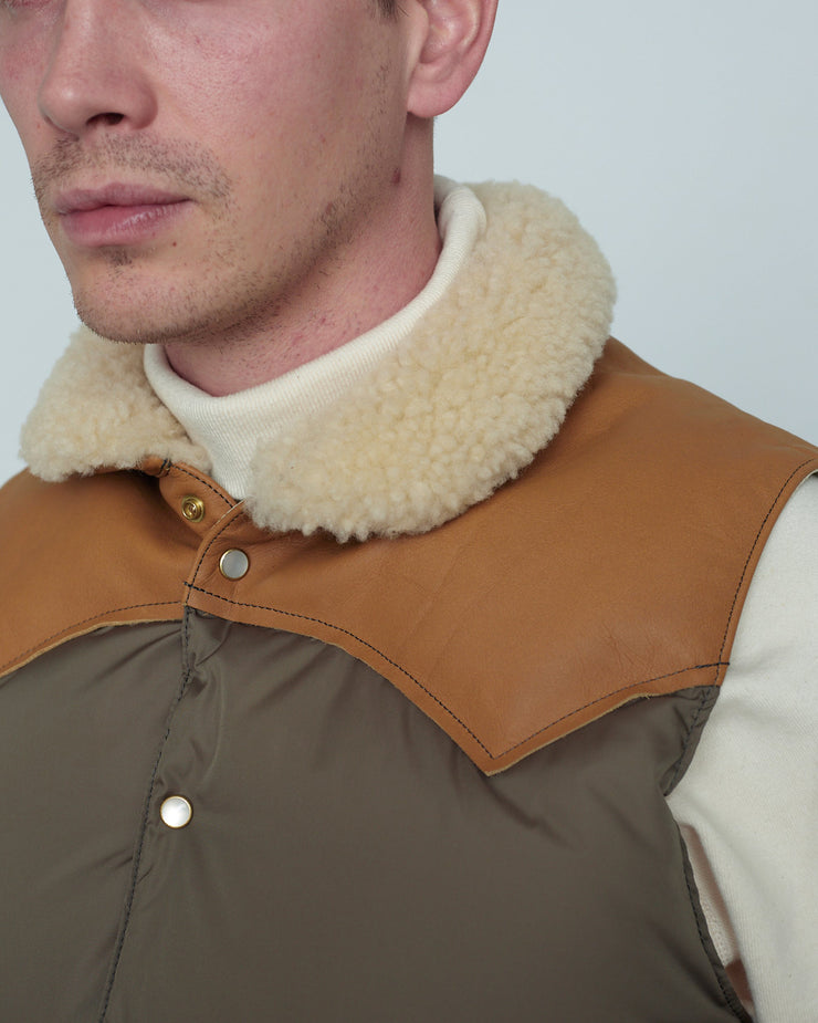 Rocky Mountain Featherbed Christy Down Vest - Olive