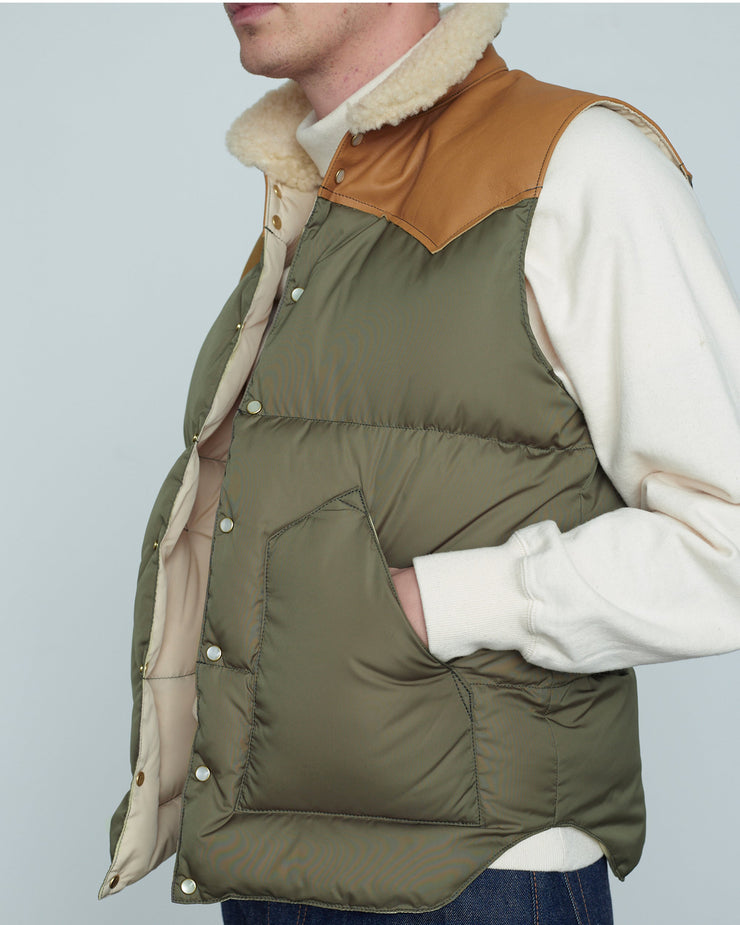 Rocky Mountain Featherbed Christy Down Vest - Olive